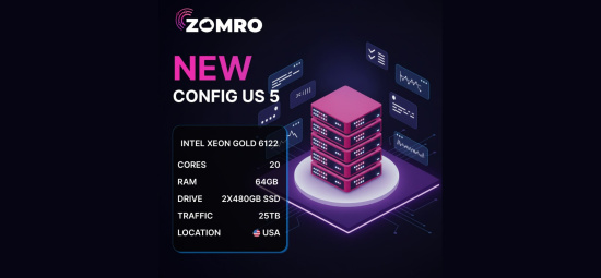 Zomro Rolls Out a New Dedicated Server Configuration in the U.S.